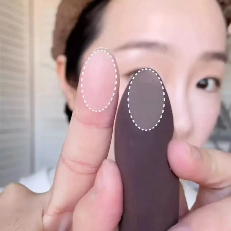 New!Detailed Finger Shape Blender Makeup Sponge Puff Dry Wet Dual-use Fingertip Sponge Brightening Eye Nose Corner Cosmetic Puff Zpaxo