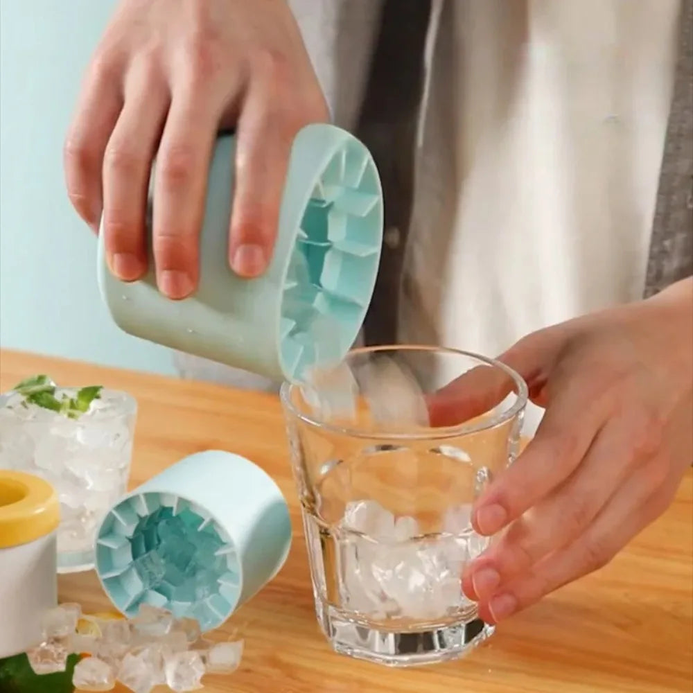 Silicone Ice Cube Mold Crushed Bucket Summer Homemade DIY Zpaxo