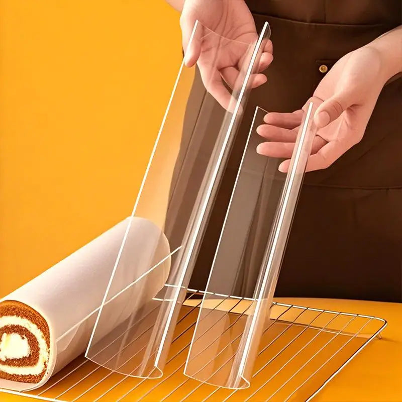 Acrylic U-Shaped Cake Roll Mold – Semicircle Shaping Retainer