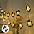 1 5m 3m Camping Ambiance LED Outdoor Decorative Retro Kerosene Bottle Zpaxo yellow 3M20LED