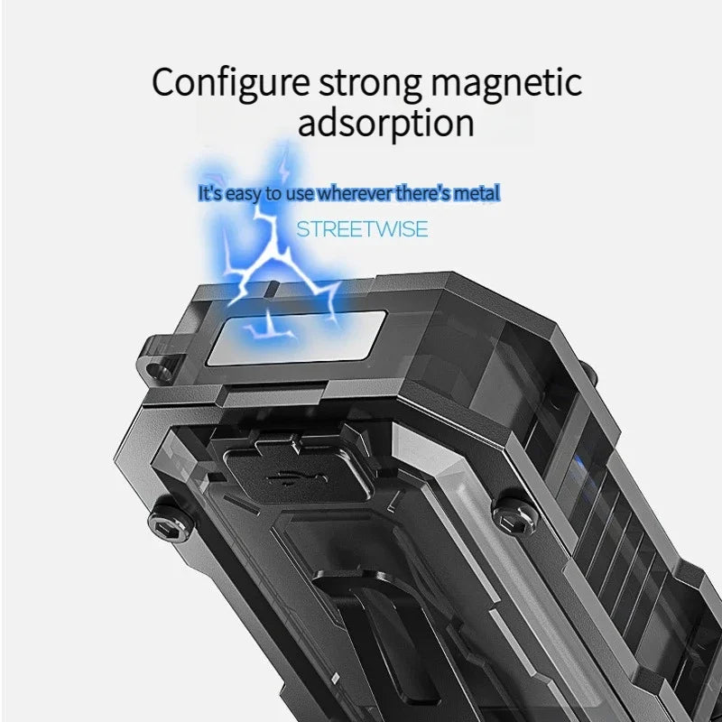 ESMARTER Rechargeable LED+COB Mini Keychain Flashlight 300LM