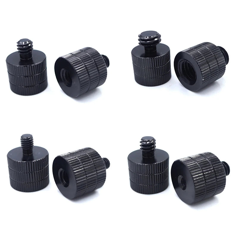 1/4 to M4 M5 M6 M8 M10 Conversion Screw 3/8" Male to Female Thread Screw Mount Converter Adapter for Projector Tripod Zpaxo