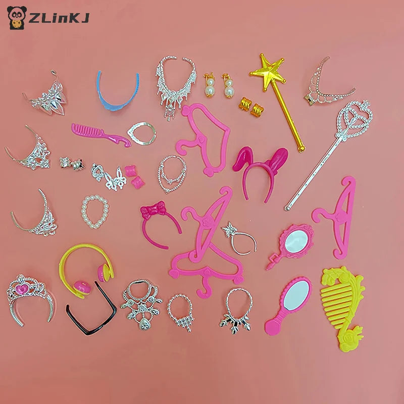 Universal Earrings Bracelets Crown 1 6 Doll Accessories Fashion Zpaxo