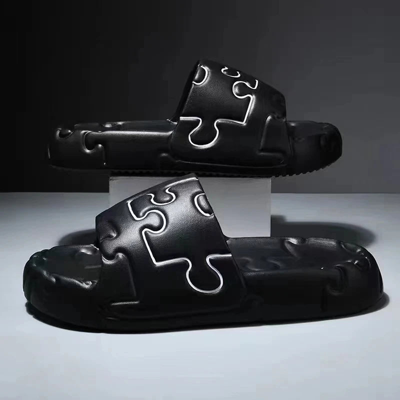 Platform Men Slippers Soft EVA Women's Fashion Flip Flops Outdoor