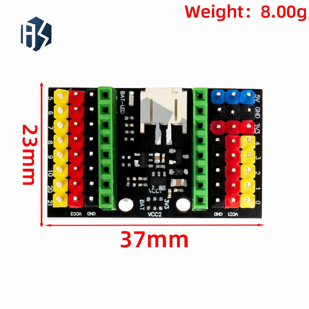 ESP32-C3 Supermini IO Breakout Expansion Board Sensor Control Lithium Zpaxo