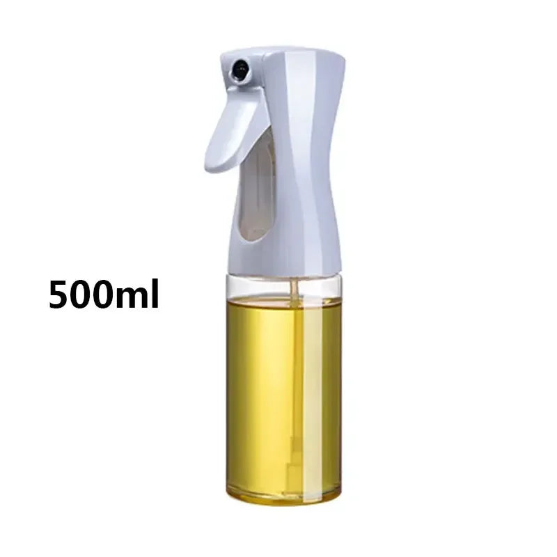 Kitchen Oil Spray Household Oil Spray Bottle Press-type Oil Kettle Oil Control Atomization Bottles Oil Pot DIY Seasoning Tools Zpaxo 500ml white