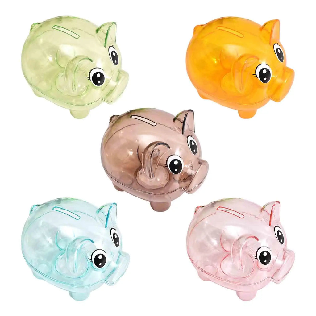 Piggy Bank Decorative Tabletop Ornament Storage Can Festival Gift Money Saving Pot Animal Money Bank Pig Statue for Kids Zpaxo