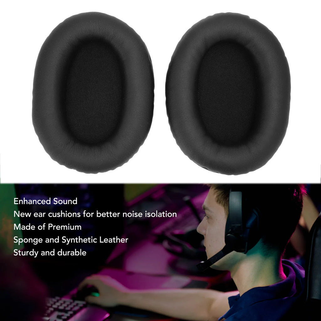 Headphone Ear Pads Soft Breathable Replacement Headset Cushions