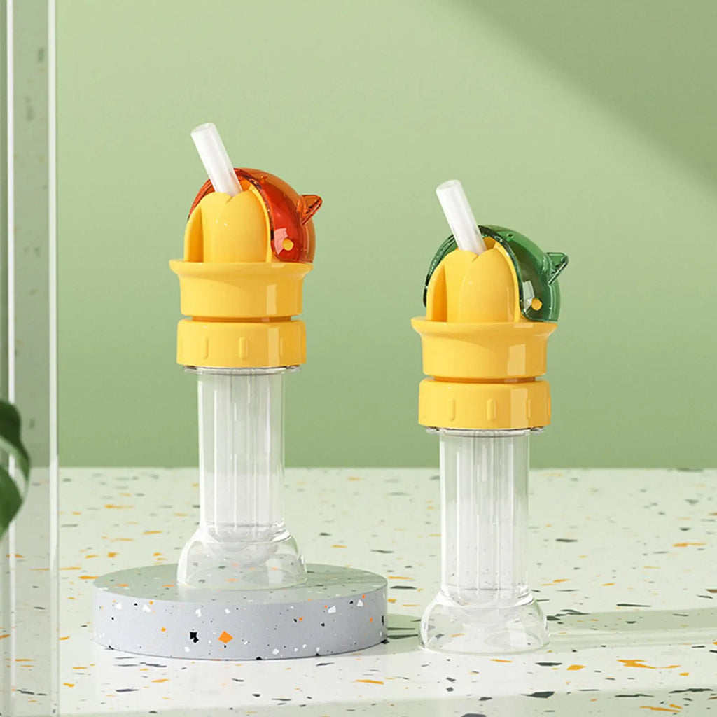 Kids Water Bottle Straw Topper Universal Leakproof Adapter Lid