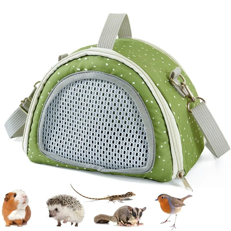 Hamster Bag Squirrel Take out Bag Hedgehog Out To Pack Honey Bag Chicken Four Seasons Outdoor Lizard Pet Oblique Straddle Bag Zpaxo