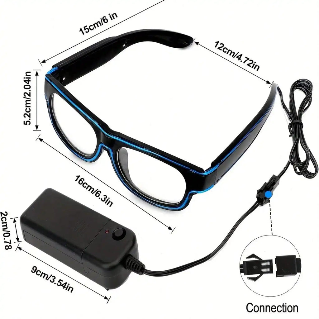 Party Battery Box Light-up Glasses Batteries Not Included