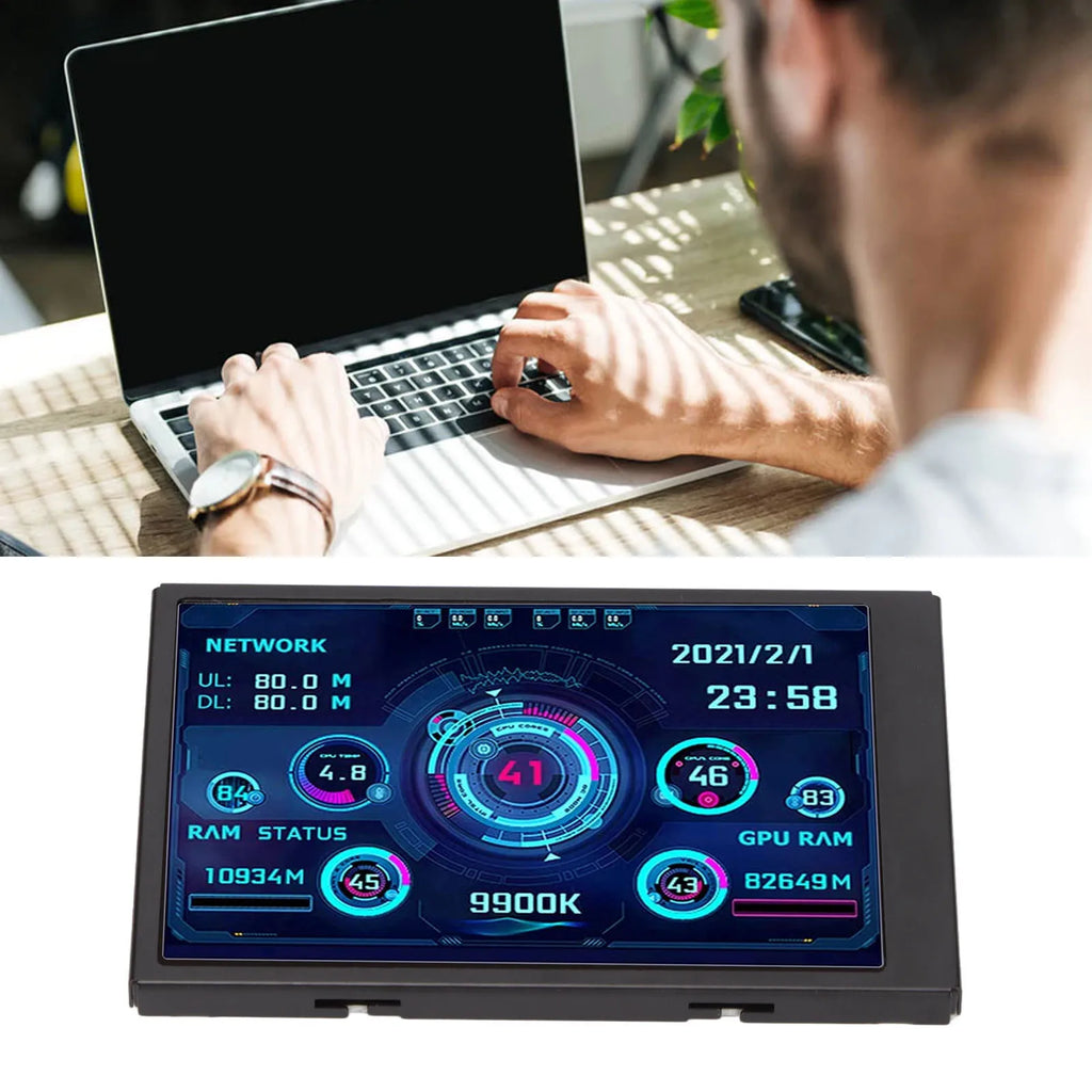IPS USB Mini Screen AIDA64 CPU RAM Data Monitor Sensor Panel Display