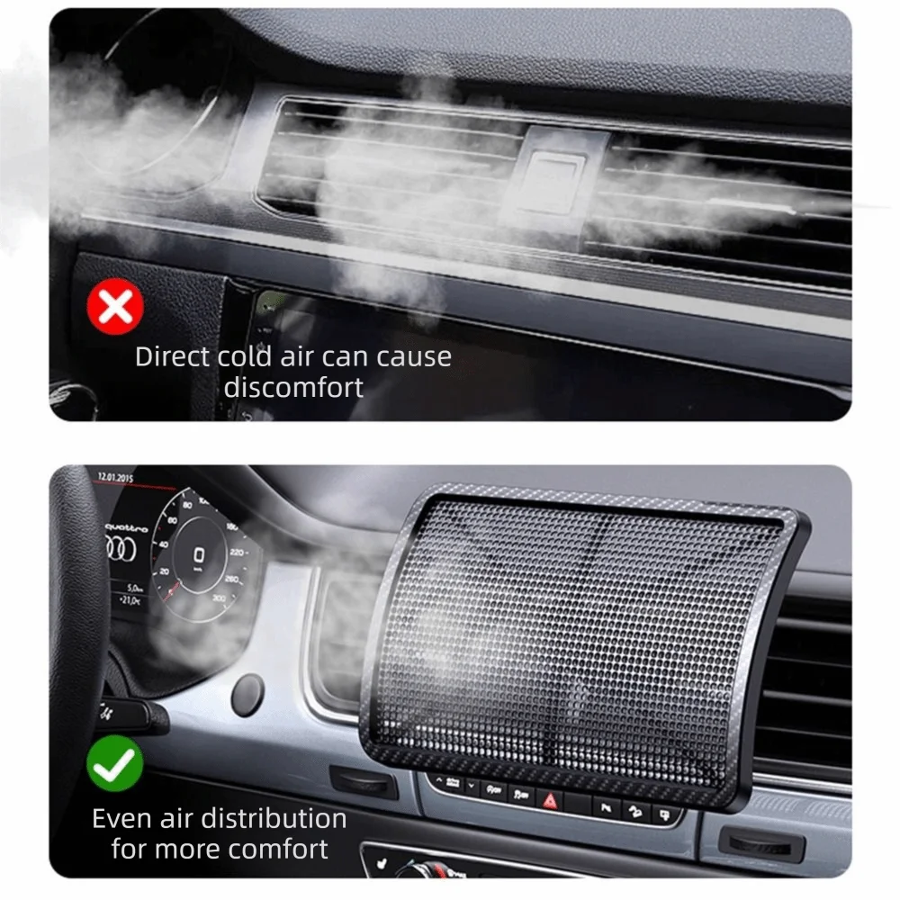 Retractable Clip Car Air Conditioning Wind Shield Adjustable Zpaxo