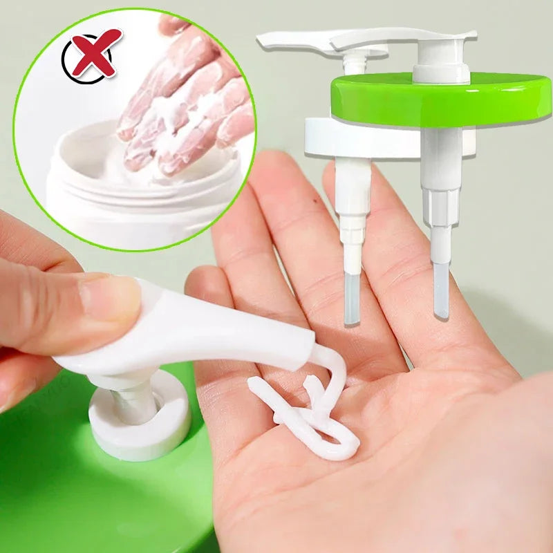 Pump Head Replacement Spare for Cetaphils Moisturizer, Dispenser Pump 550g/566g and 453g Leak Proof Pump Top Fit More hygienic Zpaxo