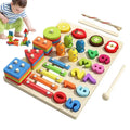 Wooden Shape Learning Puzzles Shapes Sorter Board Puzzle Developmental Preschool Early Educational Sensory Toy For Friends Zpaxo United States