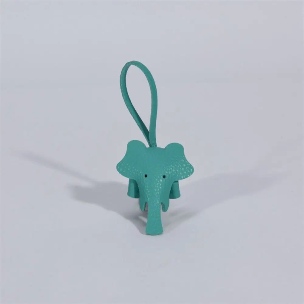 Mini Soft Elephant Keychain Pendant Funny Creative Animal Doll Key Ring Handmade Cute Car Key Chain Accessories Women Zpaxo style 2