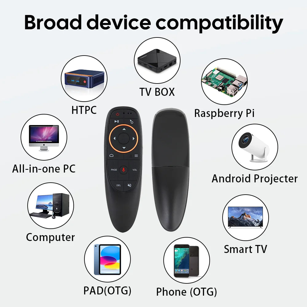 5 G10S Voice Remote Control Wireless Air Mouse Gyroscope Controller Zpaxo