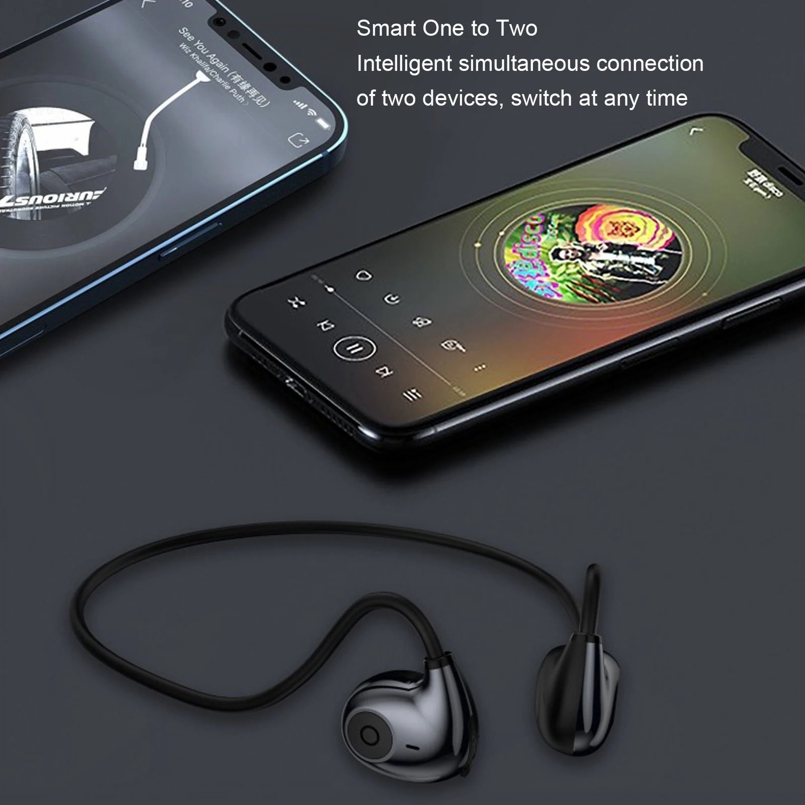 Bluetooth 5 2 Headphones Ergonomic Hifi Sound Air Conduction