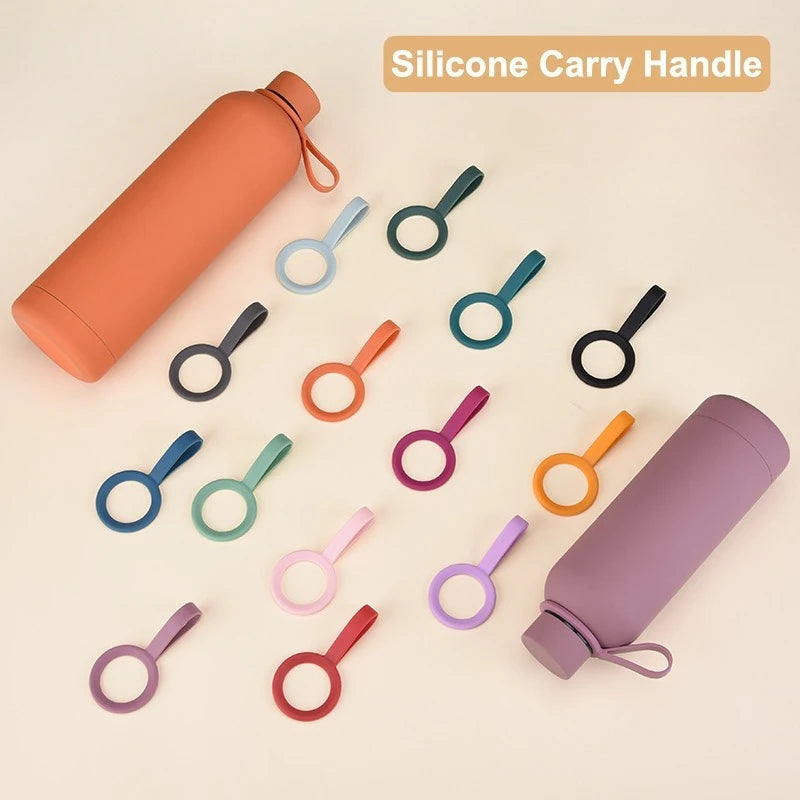 Silicone Water Bottle Holder Hanging Strap – Outdoor Carry Rope Bottle Carry Strap Zpaxo