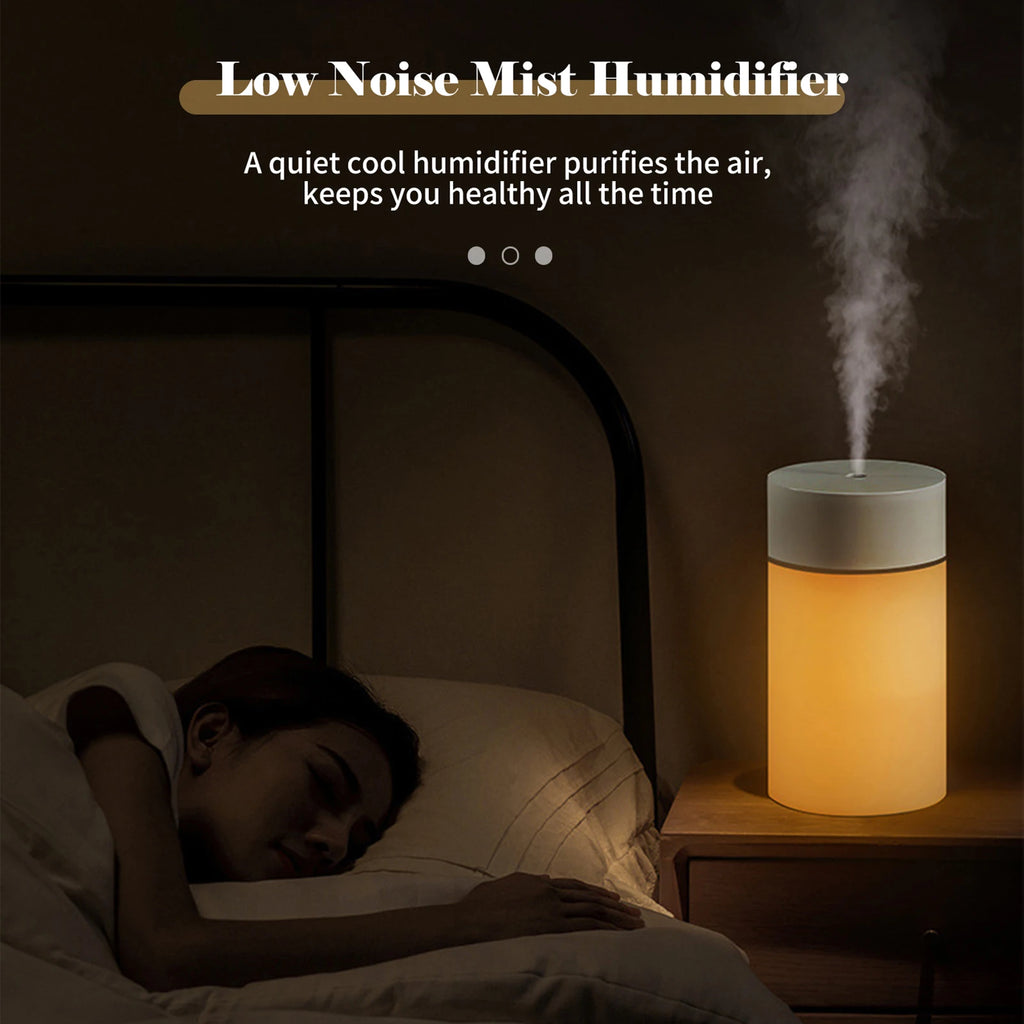 Portable Humidifier USB 4-6 Hours Spray Time Small Humidifier for Bedroom Home Desk Small Mist Humidifier Zpaxo