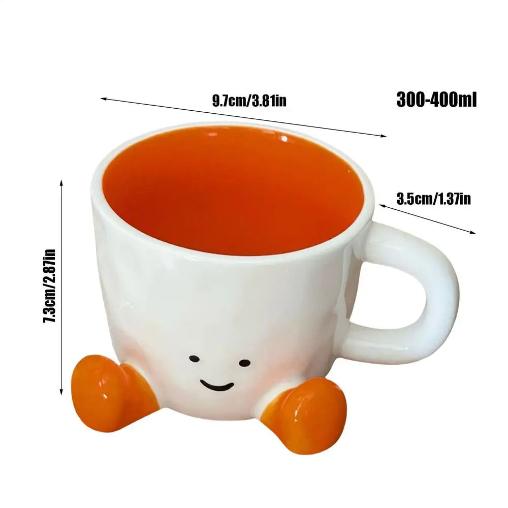 Foot Shape Coffee Mug Creative Ceramic Cup Feet Household Water Milk