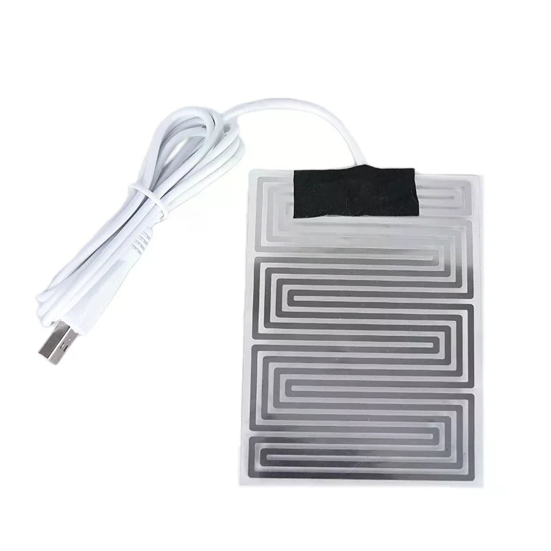 Pad Hand Warmer Heated Insole USB Heating Metal Film Electric Heat Mat Zpaxo