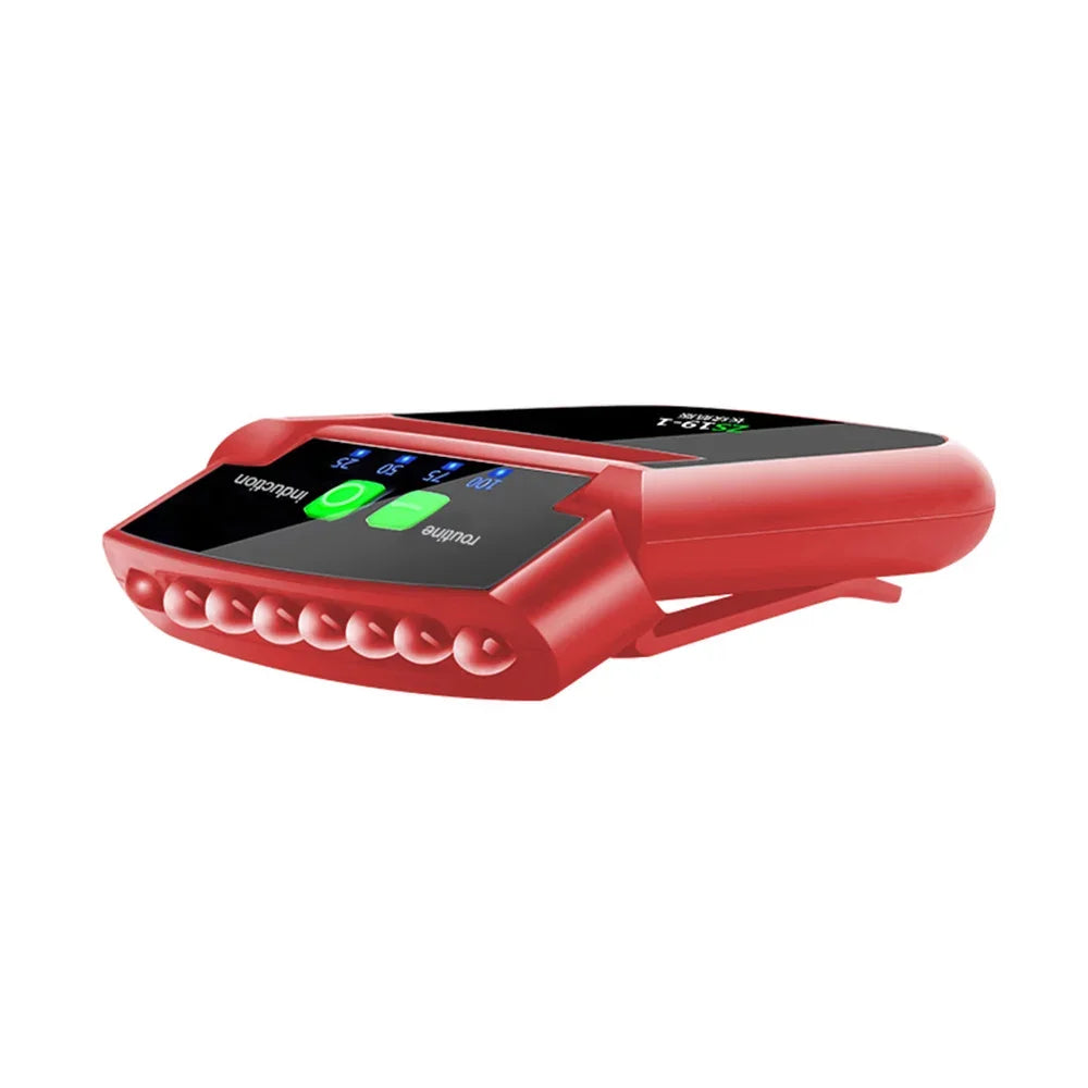 ESMARTER Clip-On LED Cap Headlamp | USB Rechargeable Clip-On LED Headlamp Zpaxo DX-18 Red