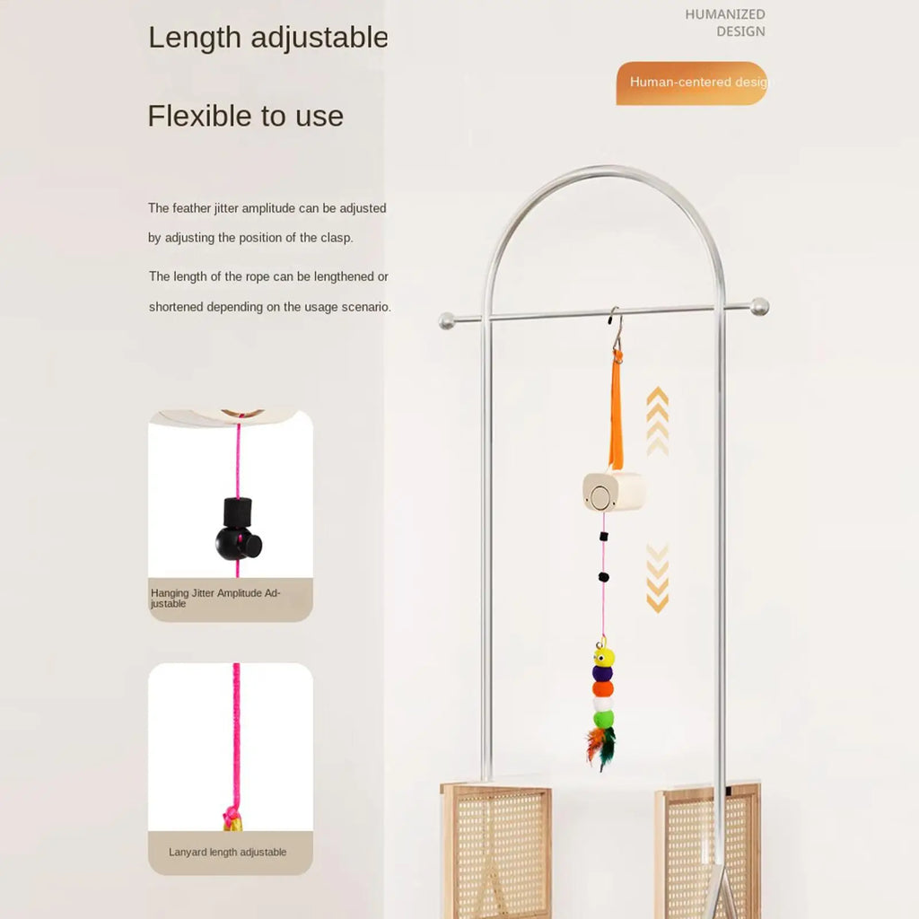 Automatic Cat Toy Rechargeable Activities Teaser Stimulating Toys