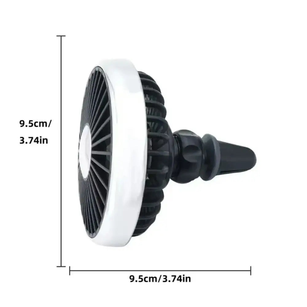 USB Ornament Portable Mini Fan Cooling Radiator Car Air Conditioner Zpaxo