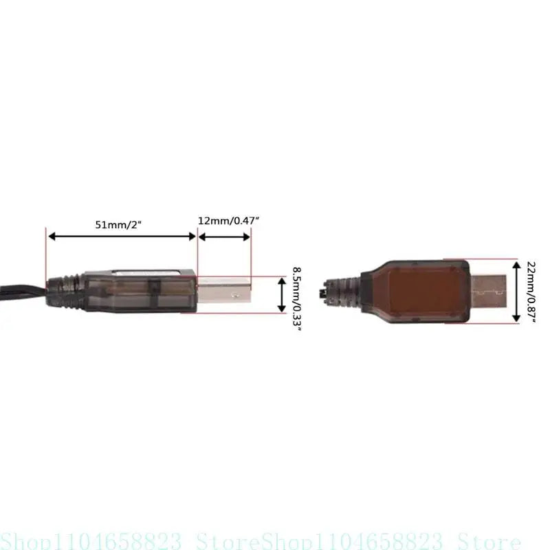 7.4V 400mA Li-ion Battery SM-4P RC Remote Control Toy SM4P Portable USB Reverse Charging Cable Zpaxo