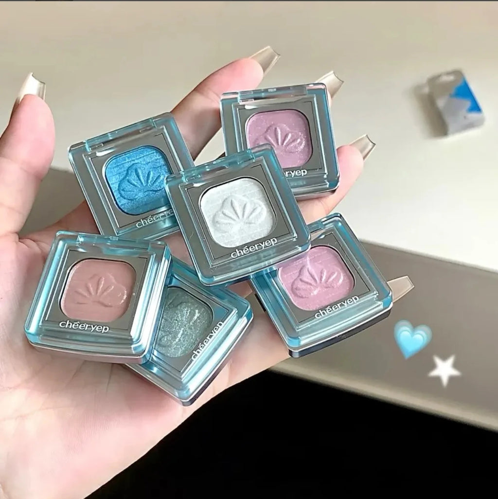 Qianyan Cheeryep Luminous Baked Single Monochrome Eyeshadow Highlight Zpaxo