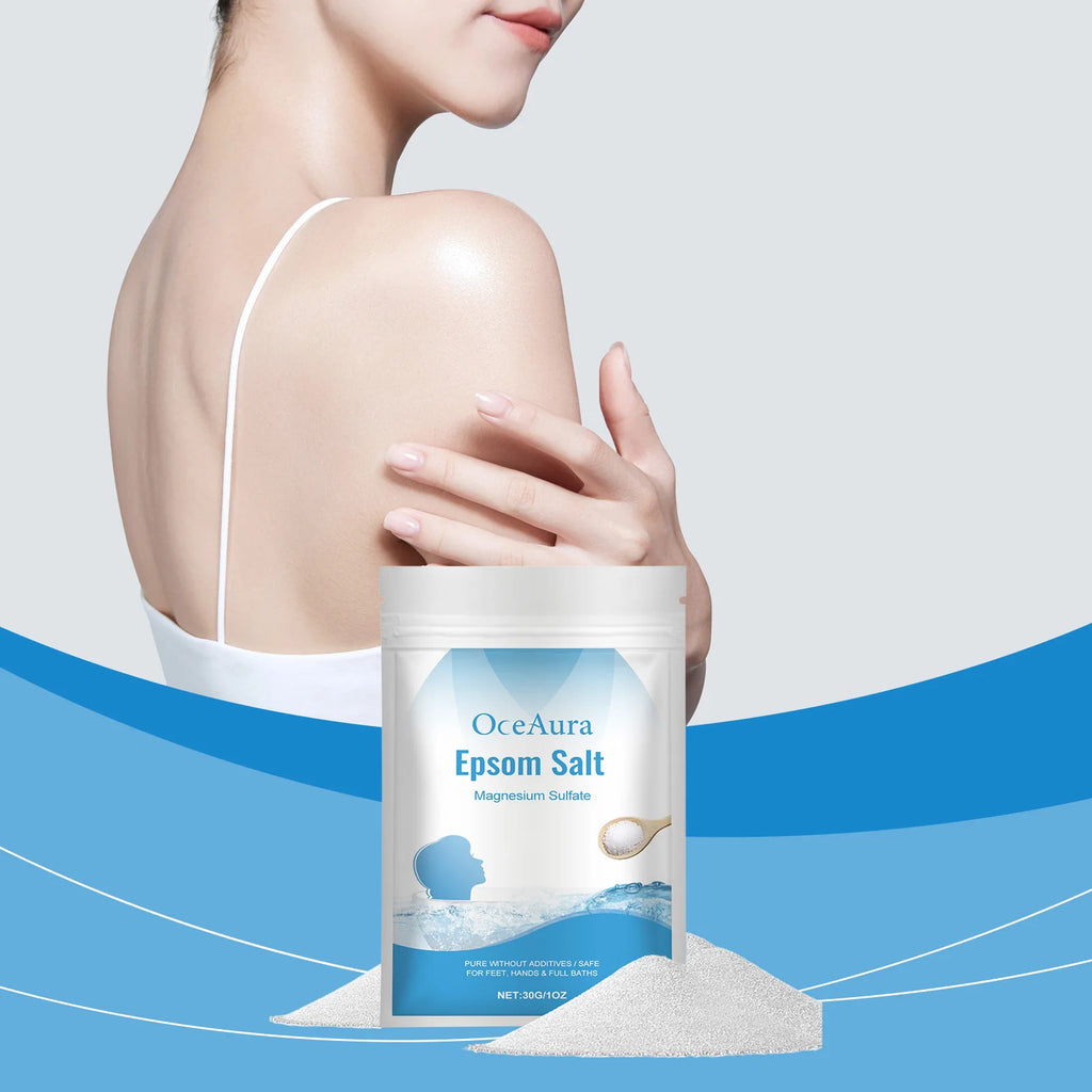 OceAura Epsom Salt Bath Soak – Muscle Relief & Skin Care Epsom Salt Bath Soak Zpaxo