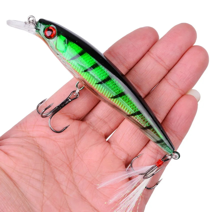 Biomimetic Minnow Fishing Lure Set | 11CM 13G Hard Bait 3/5/8PCS Minnow Fishing Lure Zpaxo