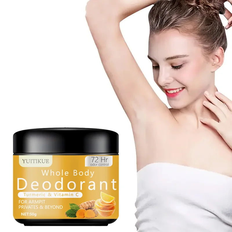 YUITIKUE 72H Whole Body Deodorant Stick – Turmeric & Vitamin C Deodorant Stick Zpaxo
