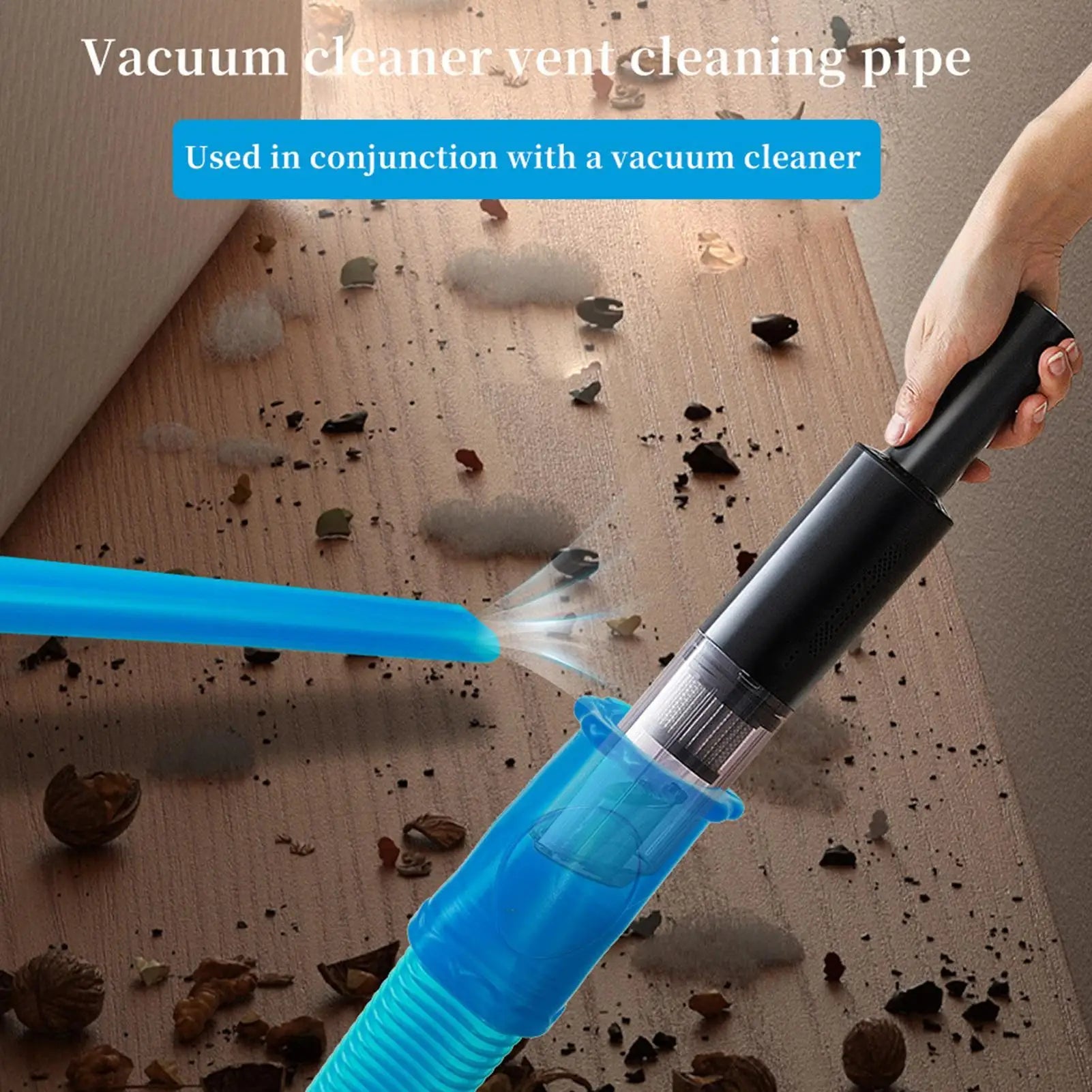 Dryer Vacuum Hose Attachment Lint Duster Duct Tool Portable Cleaner Attachment Hose for Home Household Indoor Window Zpaxo