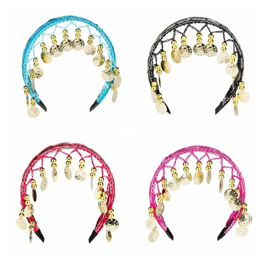 Fashion Plastic Hair Hoop Multicolored Ethnic Head Chain Headband Girls Zpaxo