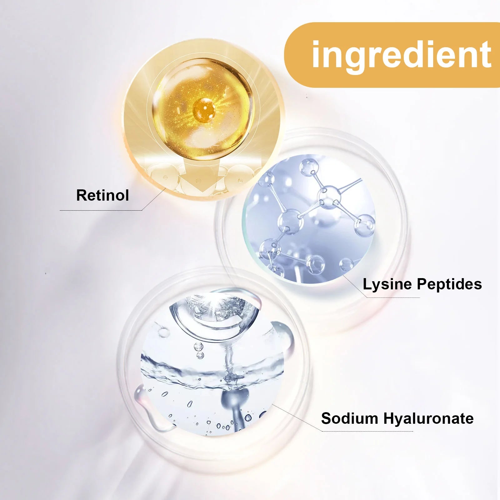Retinol Peptide Eye Cream – Dark Circles & Puffiness Relief Eye Cream Zpaxo