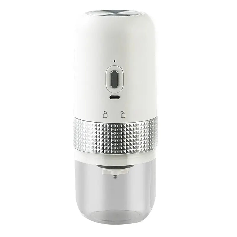 Electric Coffee Bean Grinder USB Charging Mini Coffee Bean Mill Grinder Espresso Spice Grinder for Kitchen Zpaxo 200517-white