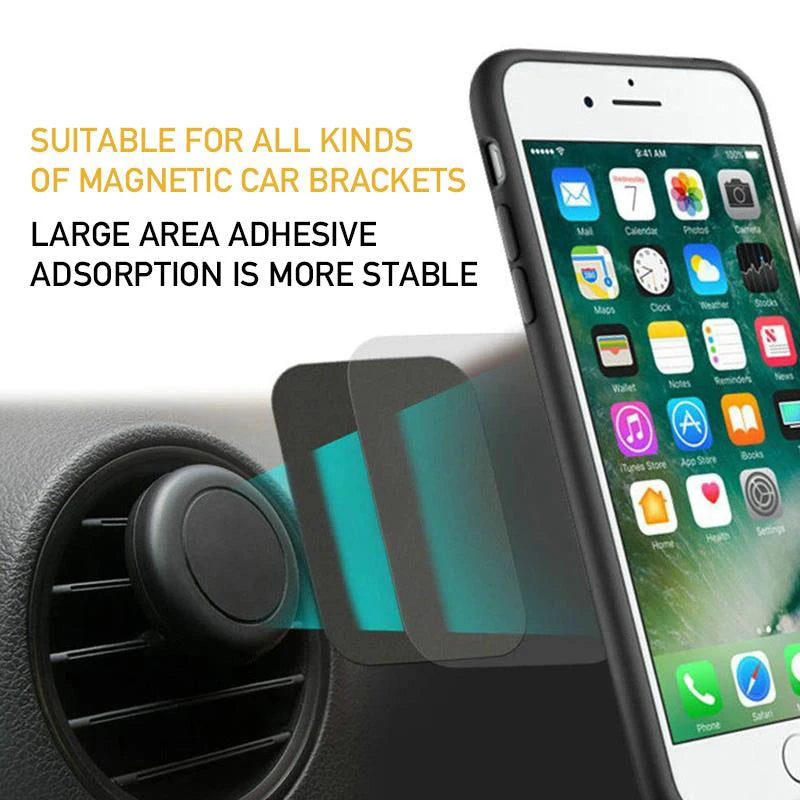 Magnetic Metal Plate Car Phone Holder Universal Iron Sheet Disk