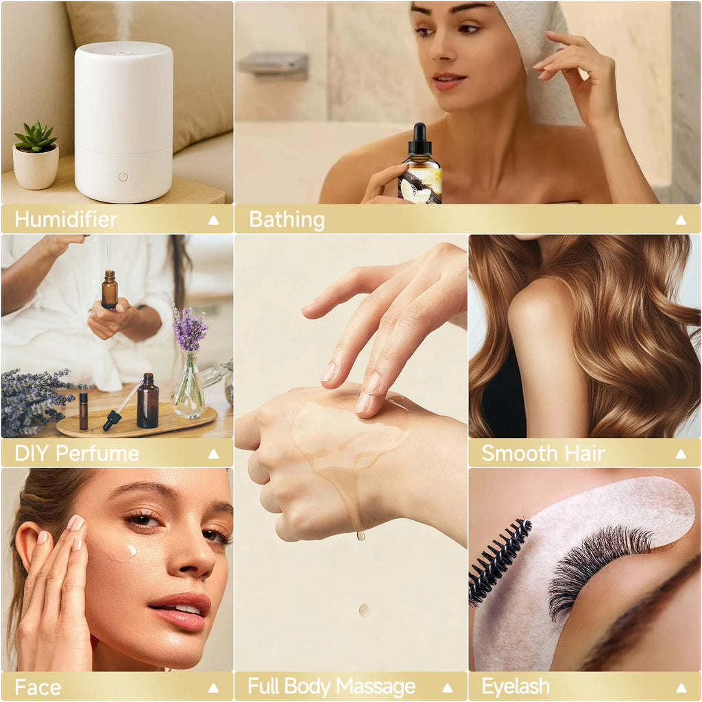 VANILLA essential oil natural fragrance, is suitable for body massage treatments ,hair care anddiffuser Zpaxo