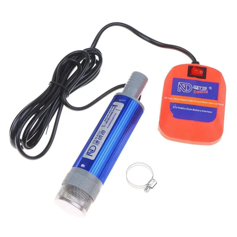 Dual-Use Oil & Water Pump | Pure Copper Motor, Alloy Casing