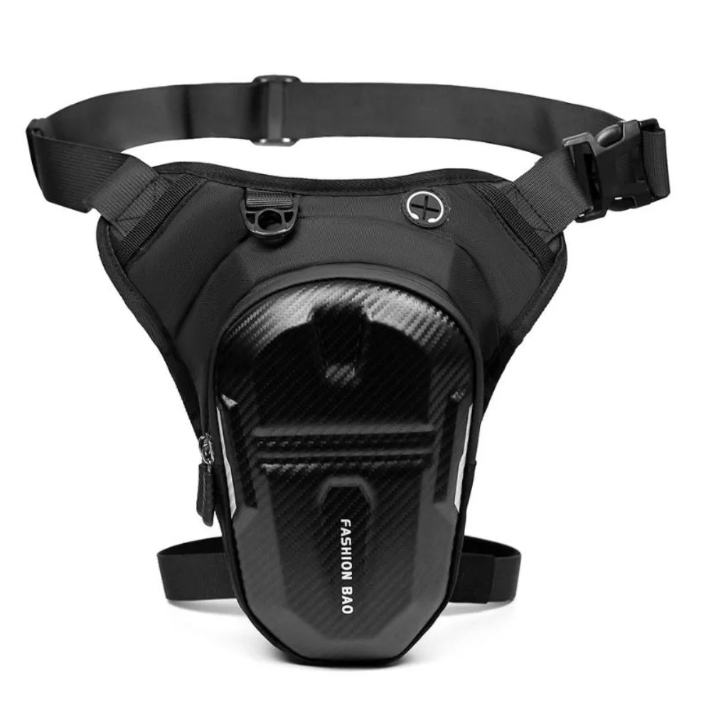 Waterproof Motorcycle Leg Bag Hard Shell Convertible Cycling Waist Pack Reflective Multifunctional Crossbody Bag Zpaxo