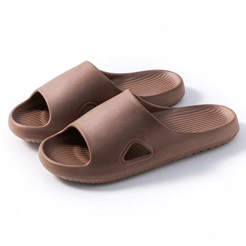 Anti-slip Summer Slippers Men Women Thick Soft EVA Sole Bathroom