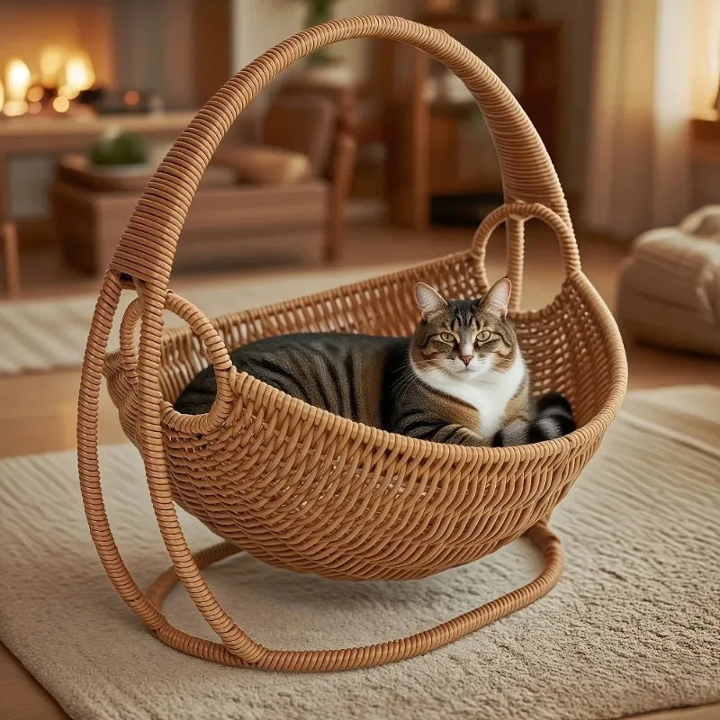 XIUGOUDUOLA Cat Hammock Bracket Indoor Hanging Pet Beds Cats Small