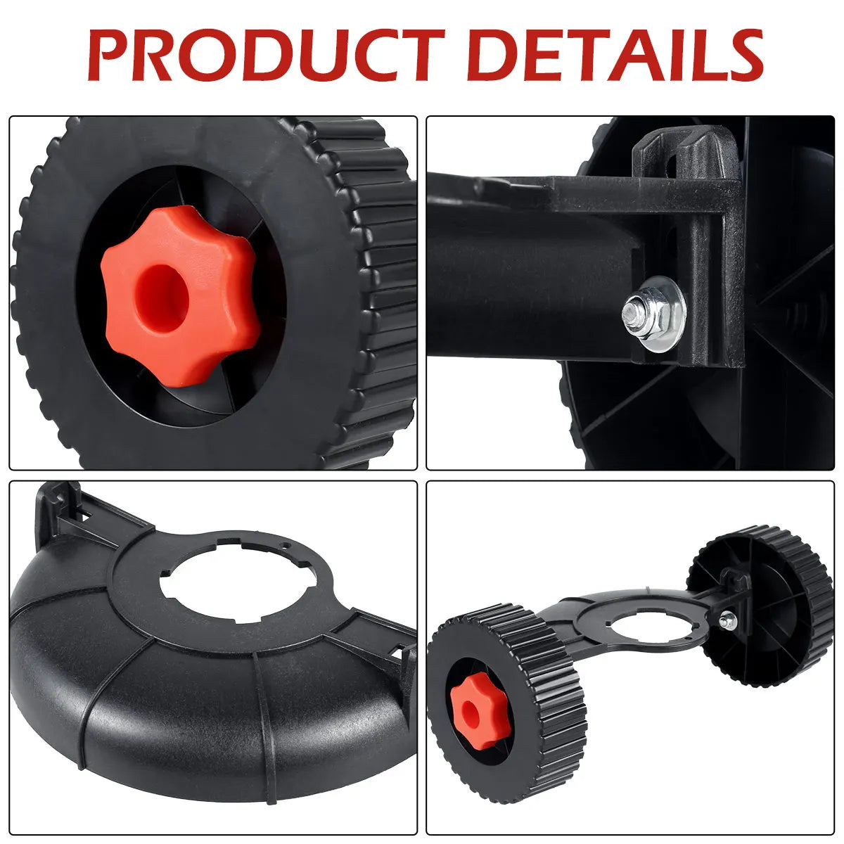 Support Wheel Lawn Mower Accessories Flexible Quick Change Adjustable