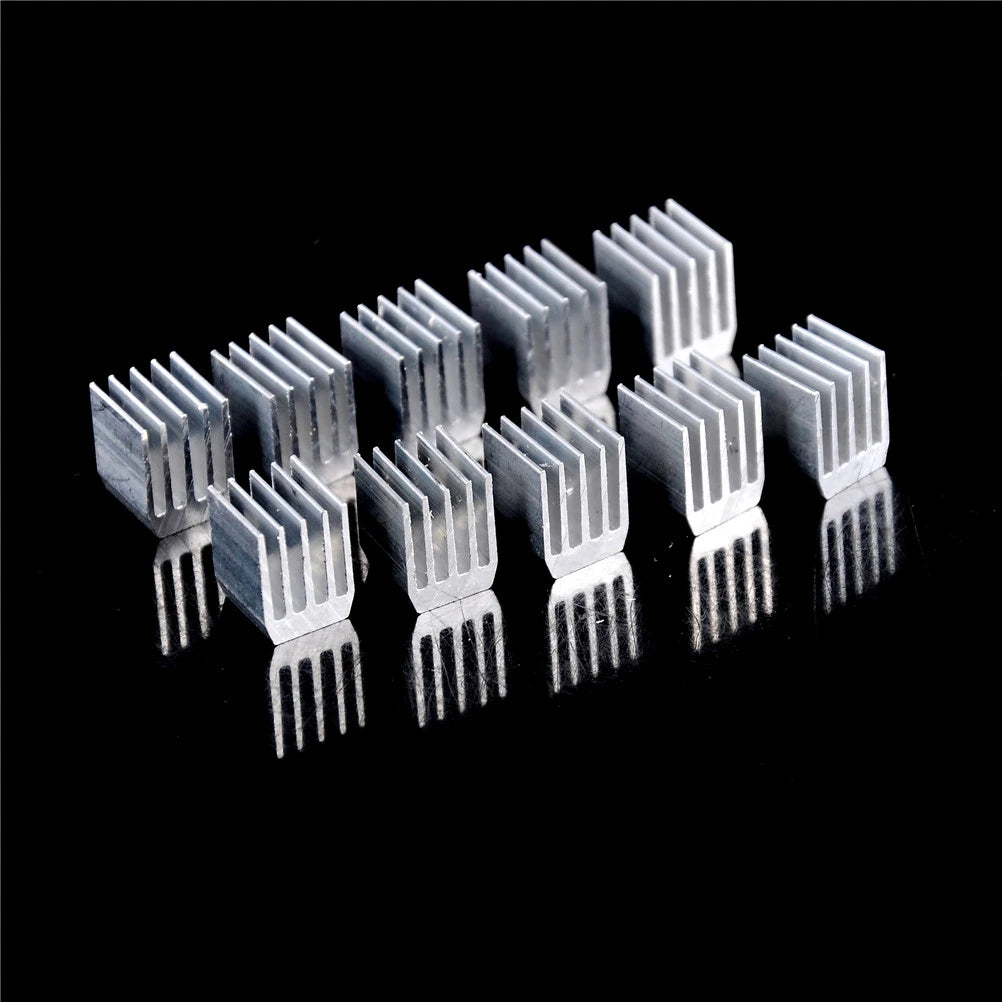9x9x12mm Aluminum Heat Sink RAM Radiator Heatsink Cooler Zpaxo 10Pcs