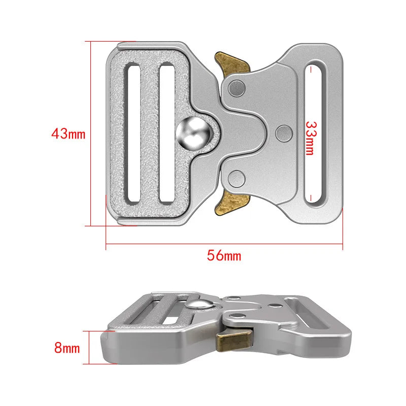 Tactical Belt Buckle Military Combat Training Quick-release Alloy