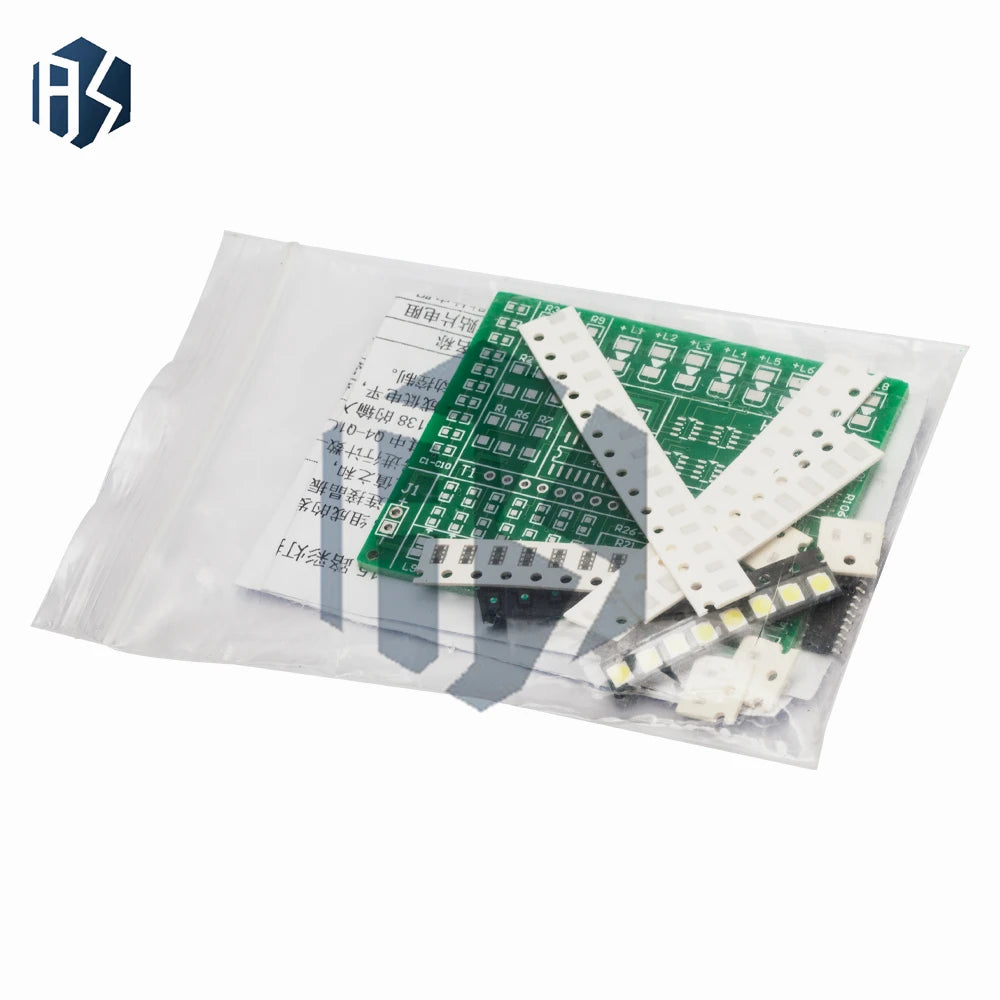 1- 15-Color LED Solder Practice Board DIY Electronic Training Zpaxo