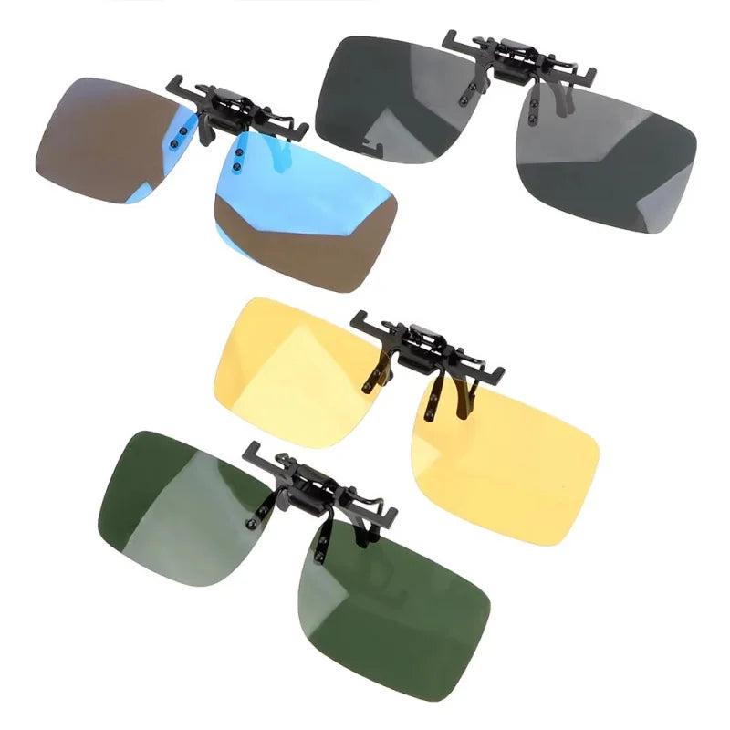 Polarized Clip-On Sunglasses UV400 – Driving & Outdoor Shades