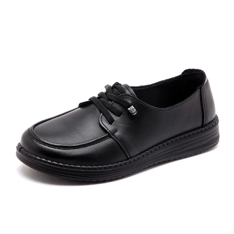 Elegant Women Mules Shoe Solid Leather Summer Slippers Outdoor Casual Zpaxo 9109 Black 41 China Mainland